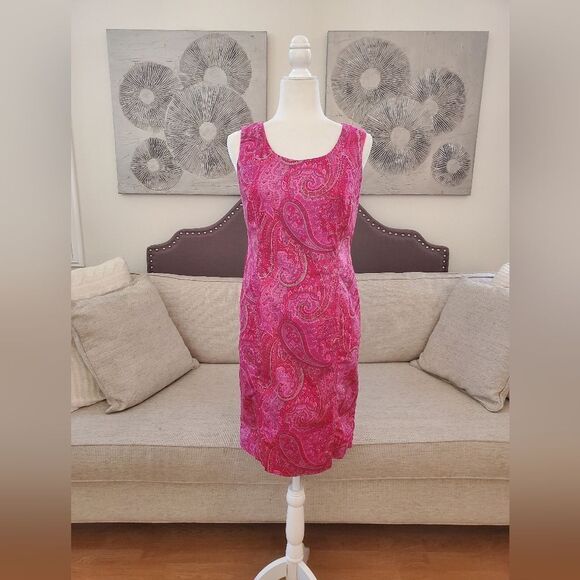 Jones New York Signature Cocktail Dress Sz 4 - Picture 4 of 13